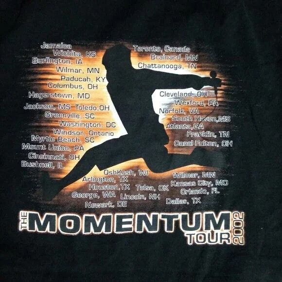 Band Tees Vintage Toby Mac Momentum Tour 2002 T-Shirt Size US XL / EU 56 / 4 - 6 Thumbnail