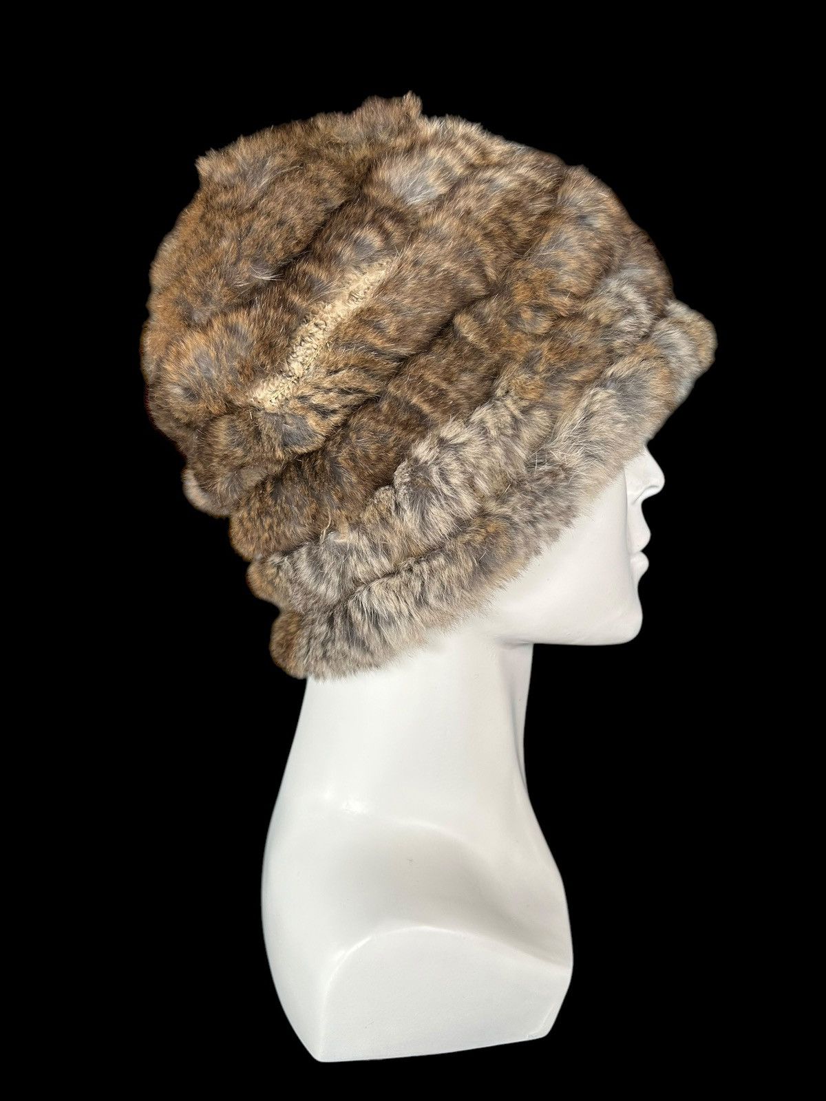 Japanese Brand × Kapital × Vintage Accessory Pageboy Japanese Fur Big Beanie Hats Rare ☠️☠️ Size ONE SIZE - 2 Thumbnail
