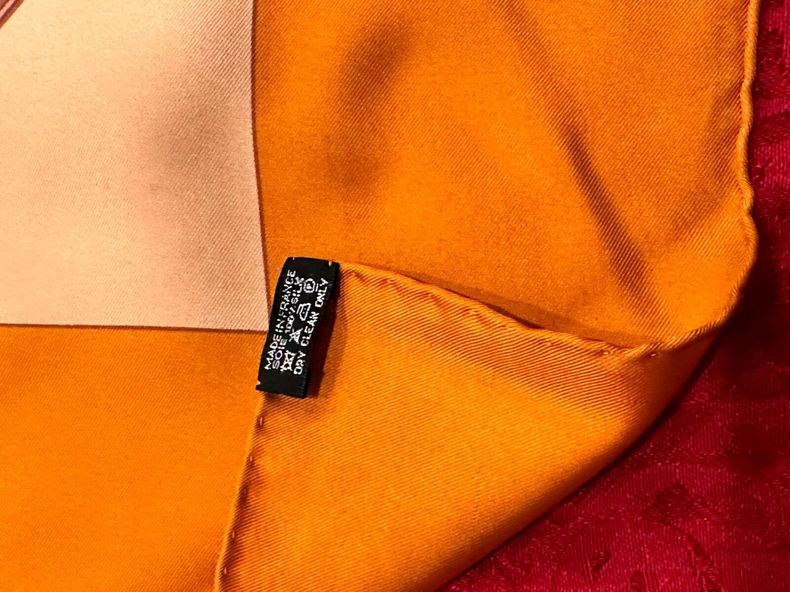 Hermes Brides De Gala 90cm Orange Brown Silk Scarf