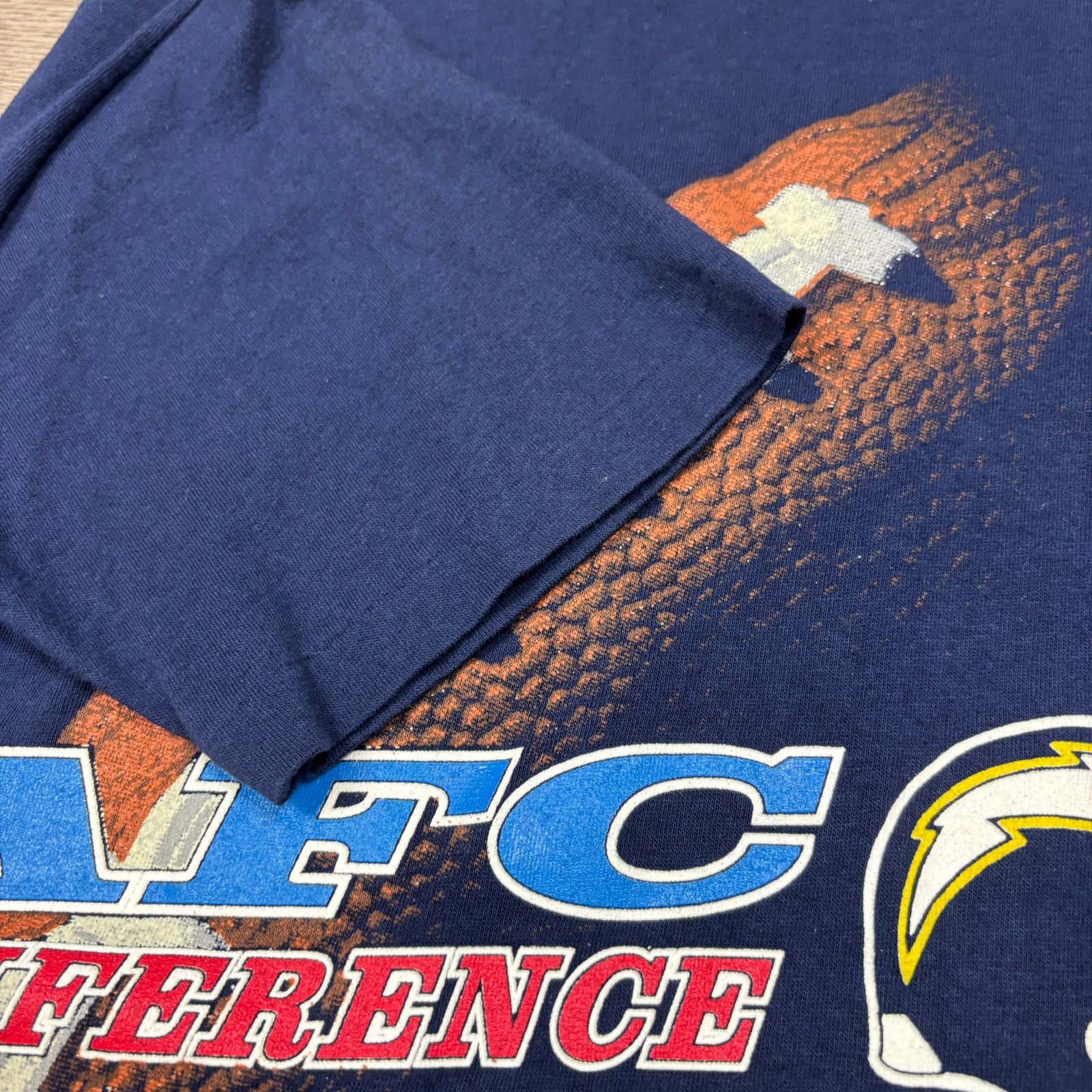 NFL × Vintage Vintage 90s San Diego Chargers AFC Super Bowl Shirt Men's M Size US M / EU 48-50 / 2 - 7 Thumbnail