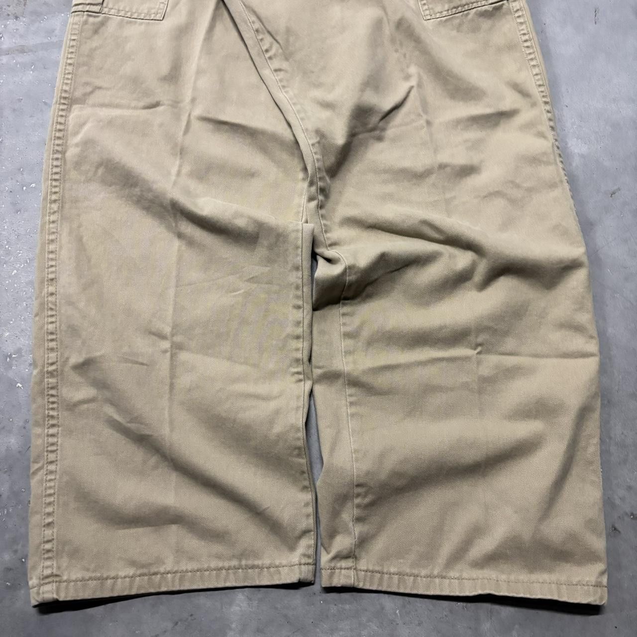 Japanese Brand × Vintage Crazy Vintage Y2K/2000s Baggy Khaki Streetwear Skater Style Cargo Pants! Size US 36 / EU 52 - 6 Thumbnail