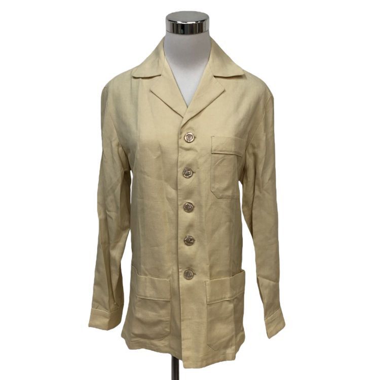Gucci Gucci Linen Blend Jacket Size 34 Size XXS / US 00 / IT 34 - 1 Thumbnail