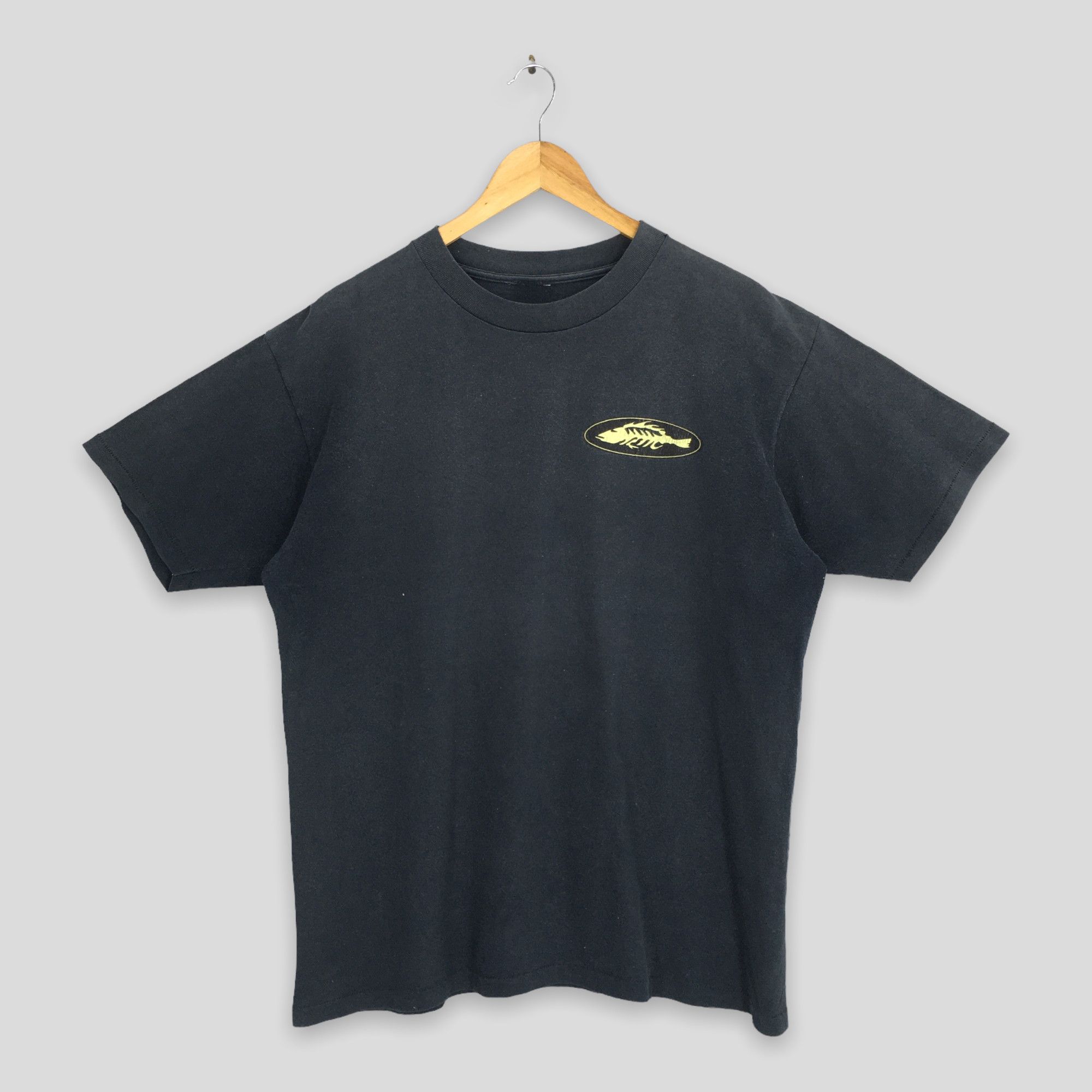 Powell Peralta Vintage 90's Bronze Age Fishbone Skate Black T shirt Medium Size US M / EU 48-50 / 2 - 3 Thumbnail