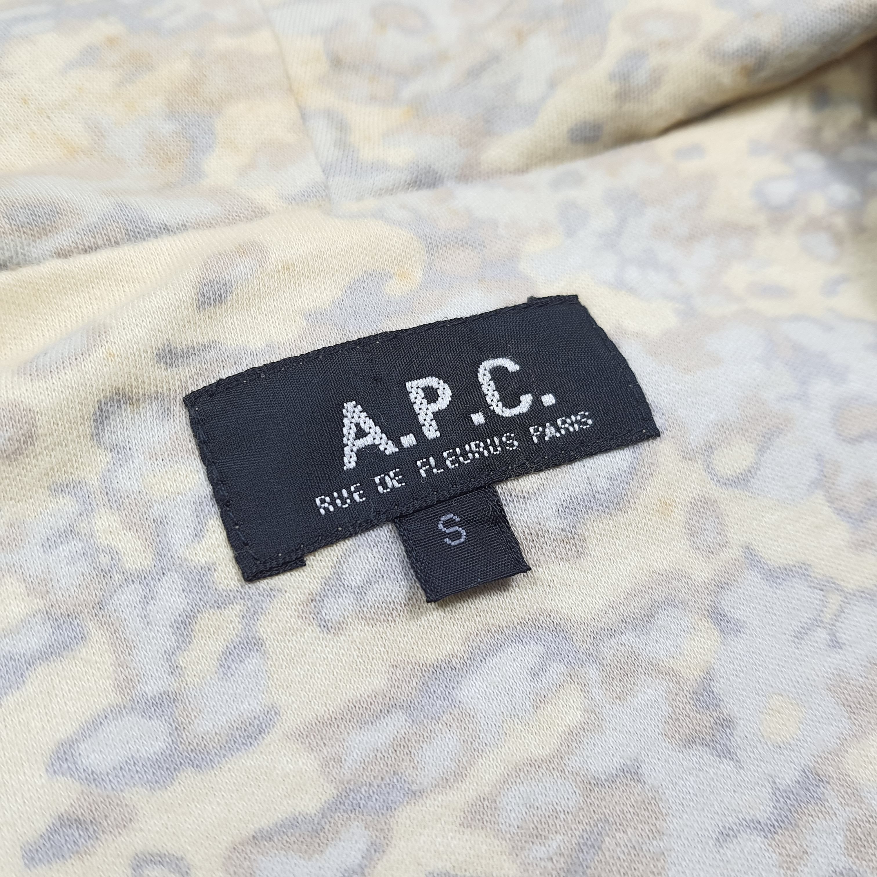 A.P.C. Vintage Rare A.P.C. Paris Hooded Jacket Custom Logo C279N23 Size US S / EU 44-46 / 1 - 6 Thumbnail