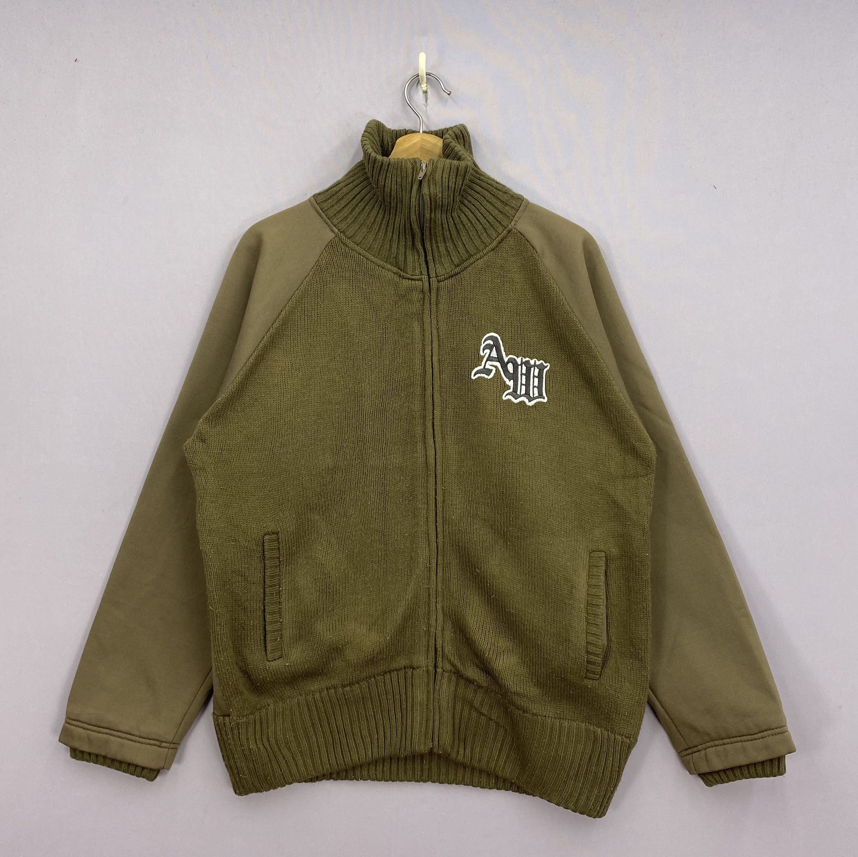 Airwalk Vintage Airwalk Sweater Y2K Knit Zipper Sweatshirt Jumper Size US M / EU 48-50 / 2 - 1 Thumbnail