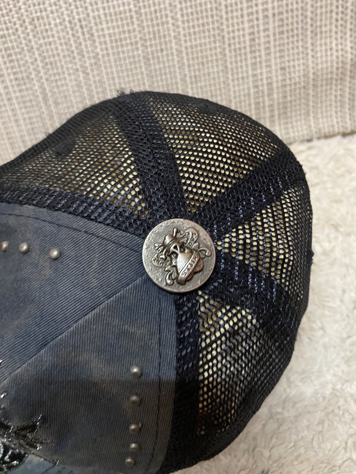 Ed Hardy × Japanese Brand Sun faded ed hardy emboidery skulls design hat Size ONE SIZE - 13 Thumbnail
