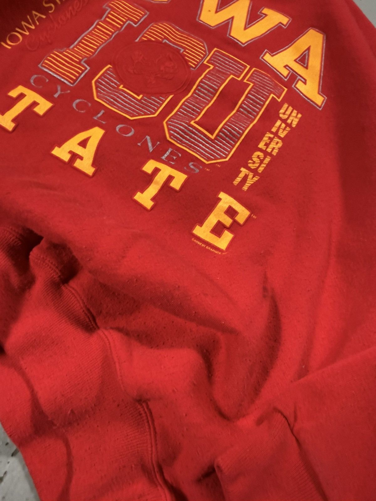 Other Vintage Iowa State Santee Sweats Usa Made College Sweater Size US XL / EU 56 / 4 - 4 Thumbnail