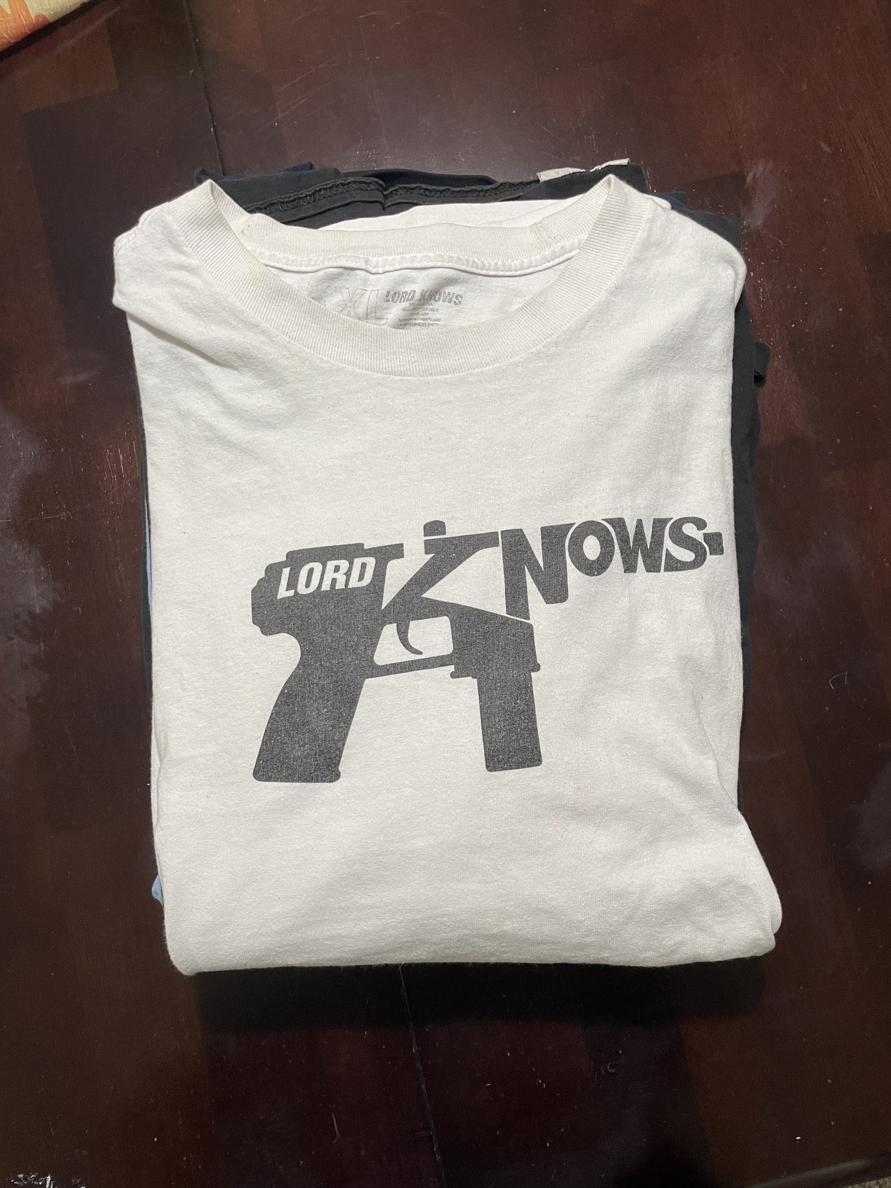 Lxrdknows Lord Knows short sleeved graphic t-shirt, white XXL Size US XL / EU 56 / 4 - 1 Preview