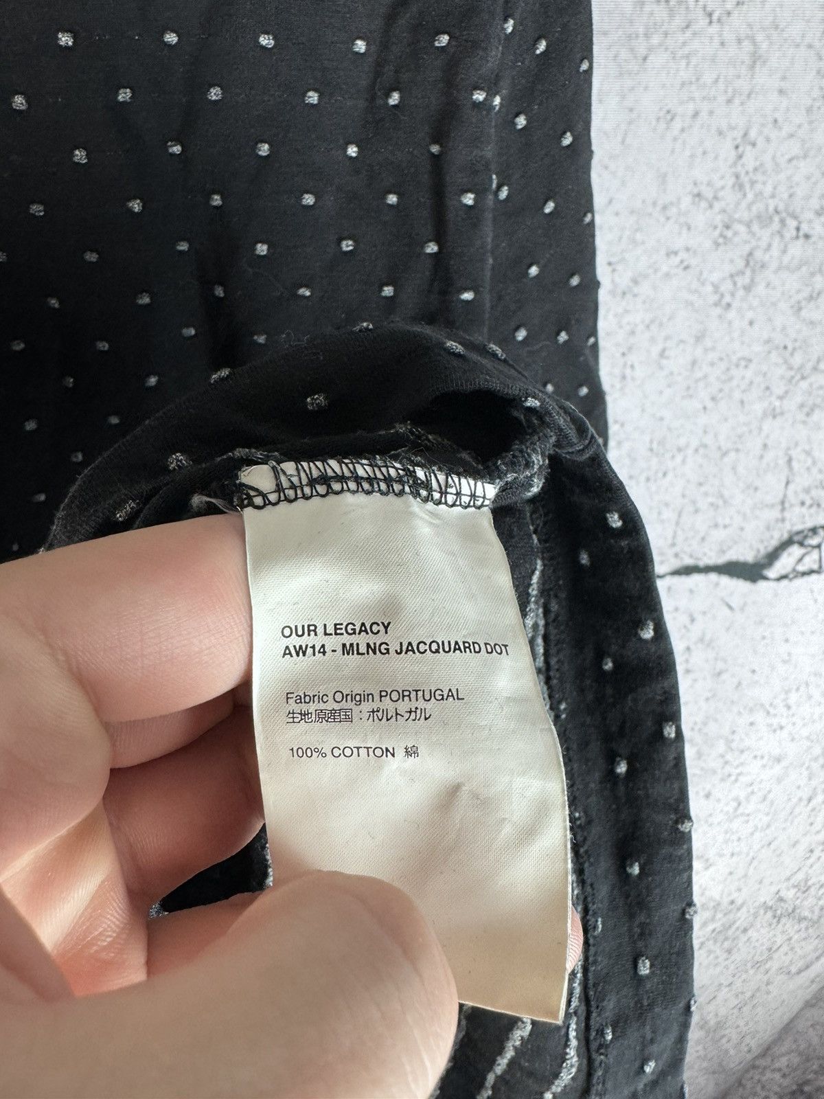 Our Legacy AW15 Jacquard S Dot T-Shirt Size US S / EU 44-46 / 1 - 4 Thumbnail