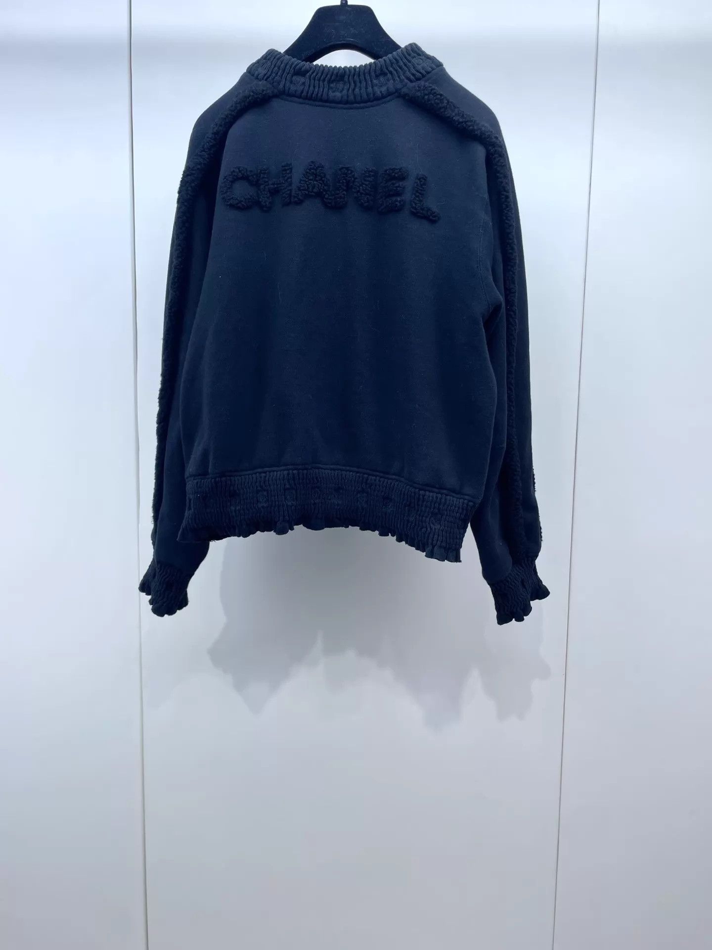 Chanel Chanel 24K Black Teddy Sweatshirt Women's 38 97new Size S / US 4 / IT 40 - 2 Thumbnail