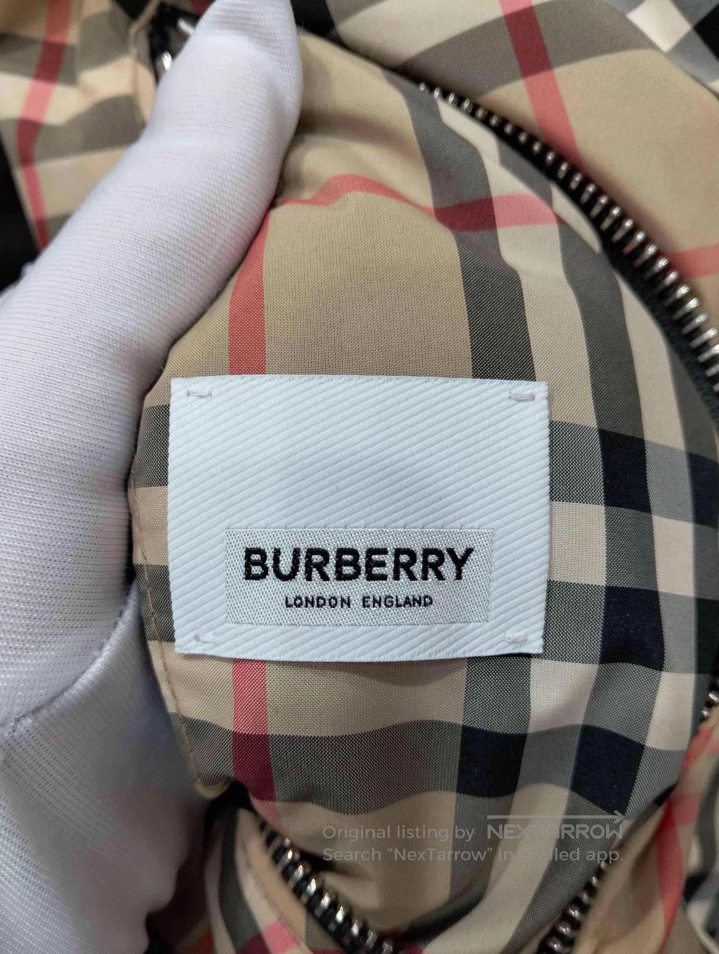 Burberry Plaid Hooded Light Jacket XS. Size US XS / EU 42 / 0 - 6 Thumbnail