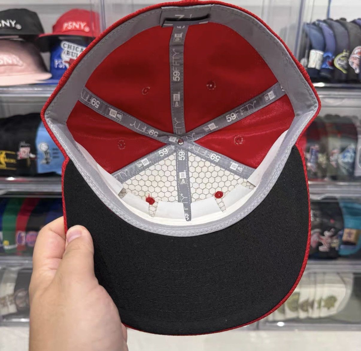 New Era New Era MLB Cincinnati Reds Flat Brim Baseball Cap J32 Size ONE SIZE - 4 Thumbnail