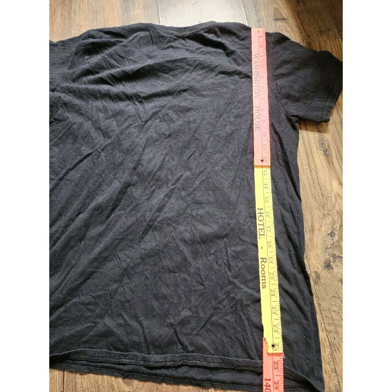 Bravado Red Hot Chili Peppers Mens Black Rock Band T Shirt Short Sleeve Distressed Retro Music Tee Cotton Size US M / EU 48-50 / 2 - 4 Thumbnail