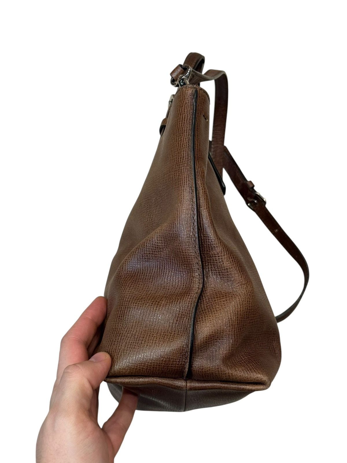 Tod's Tod’s Vintage Brown Tote Shoulder Strap Bag Handbag Size ONE SIZE - 6 Thumbnail