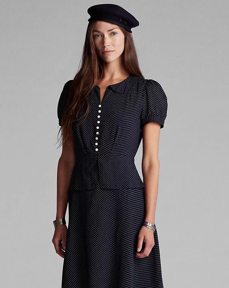 Polo Ralph Lauren Double RRL Ralph Lauren vintage polka dot dress size 2 NWT Size M / US 6-8 / IT 42-44 - 3 Thumbnail