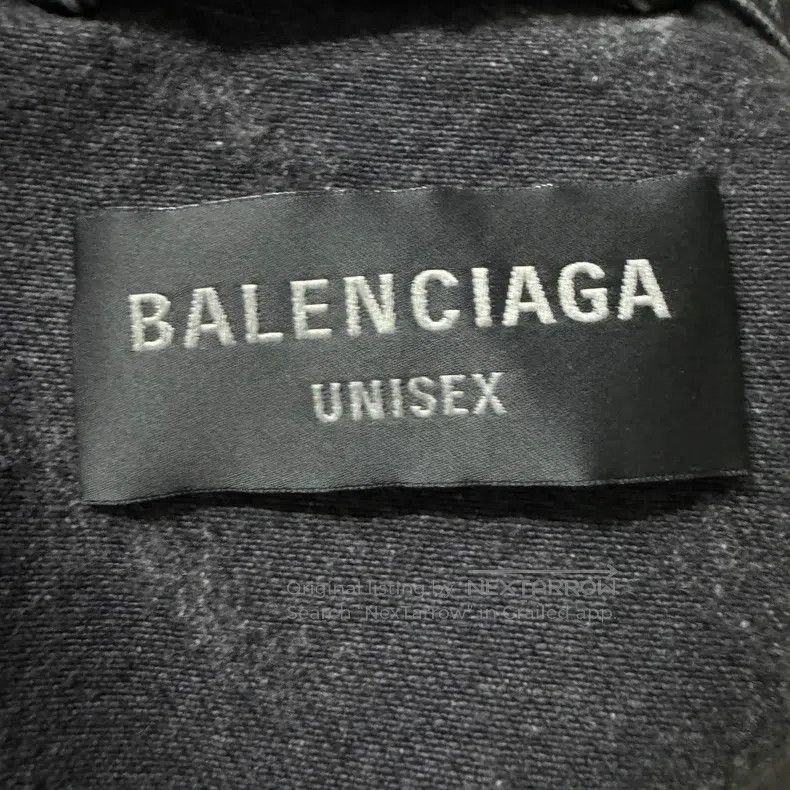 Balenciaga Balenciaga Black Letter Logo Full Print Single Button Deni Size US L / EU 52-54 / 3 - 2 Thumbnail