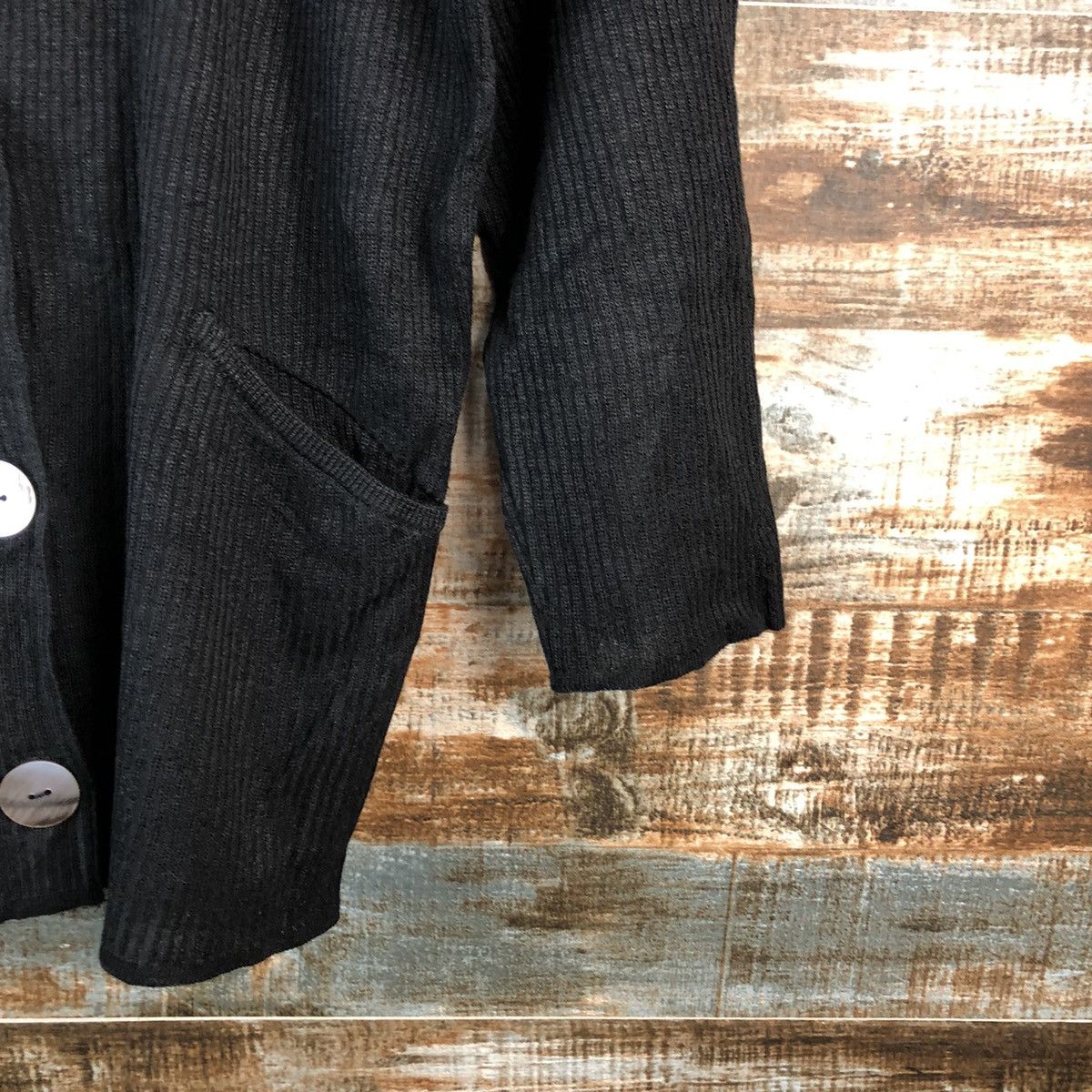 Vintage Cosa Nostra japan vintage Black Cardigan Knitwear #A2507 Size US L / EU 52-54 / 3 - 8 Thumbnail