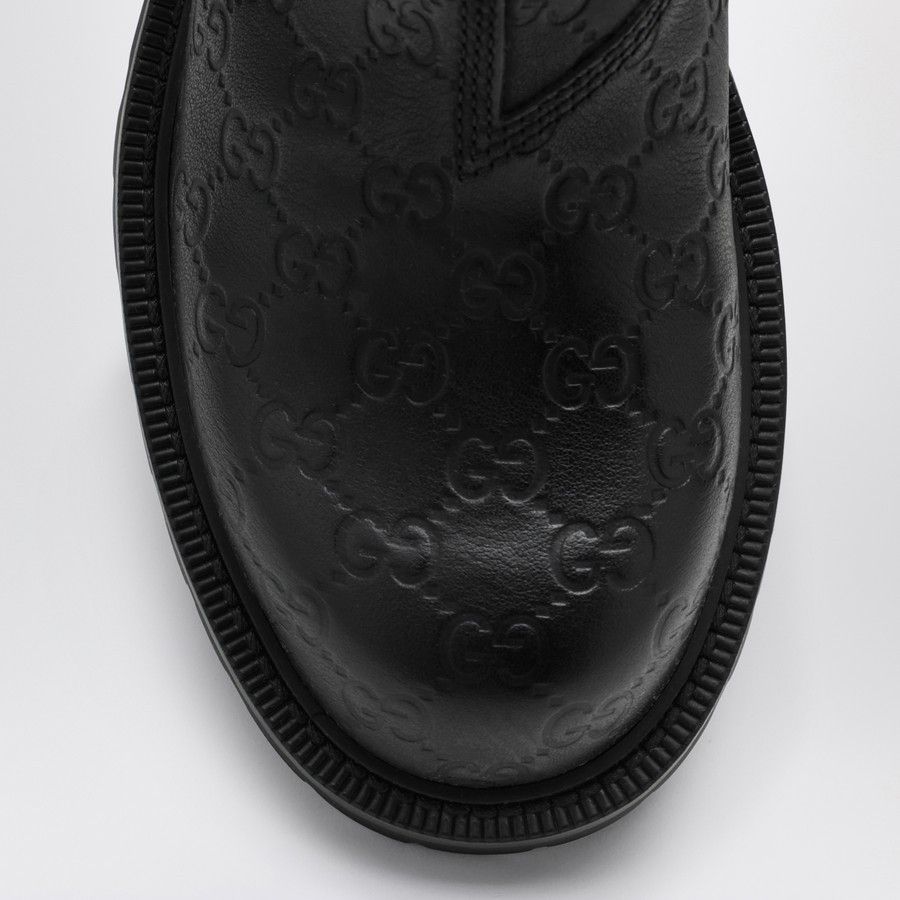 Gucci o1d2blof0525 Leather Ankle Boots in Black Size US 9.5 / EU 42-43 - 2 Thumbnail