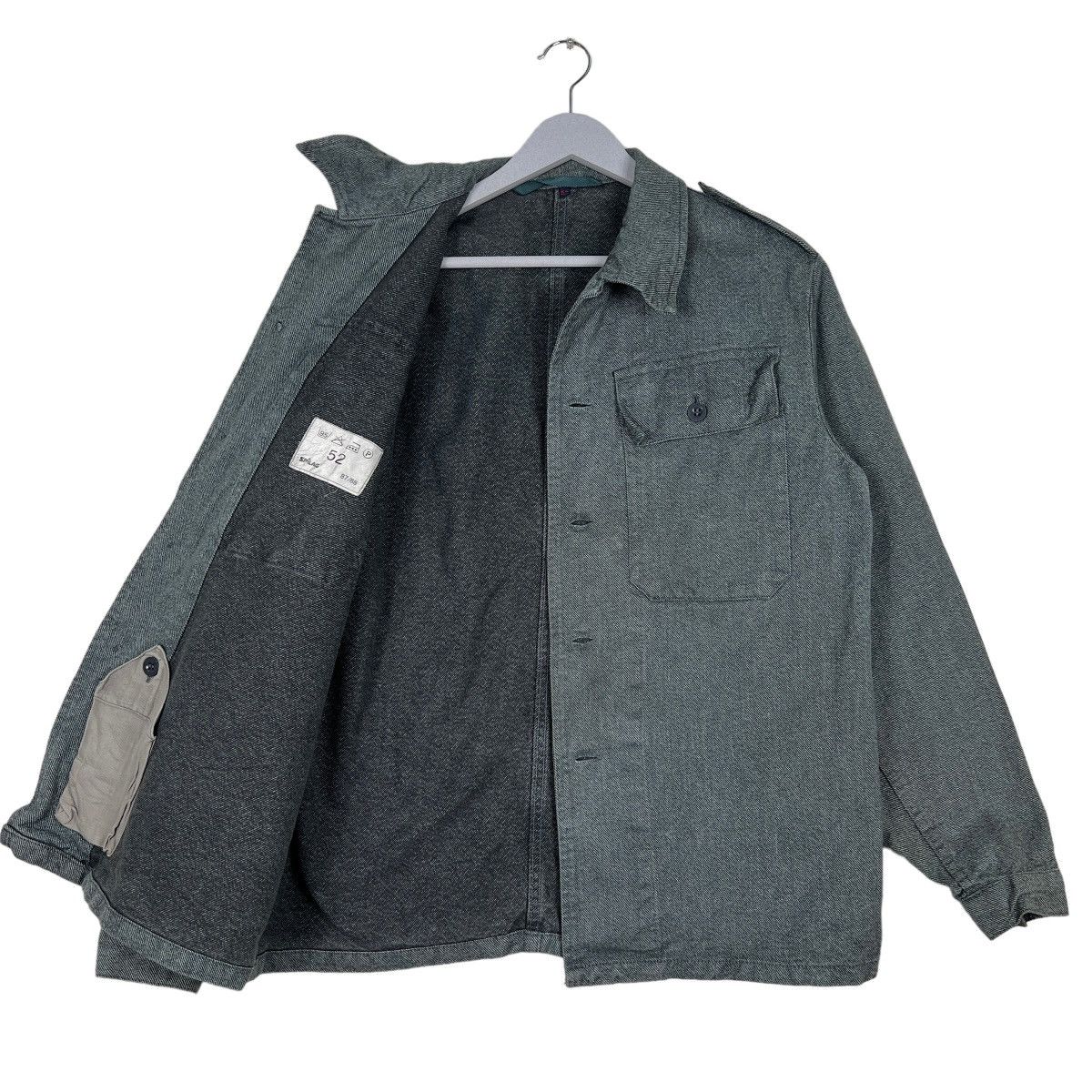 Vintage 🔥 TRUE 50s-60s VINTAGE SPILAG SWISS MILITARY SHIRTS JACKET Size US L / EU 52-54 / 3 - 9 Thumbnail
