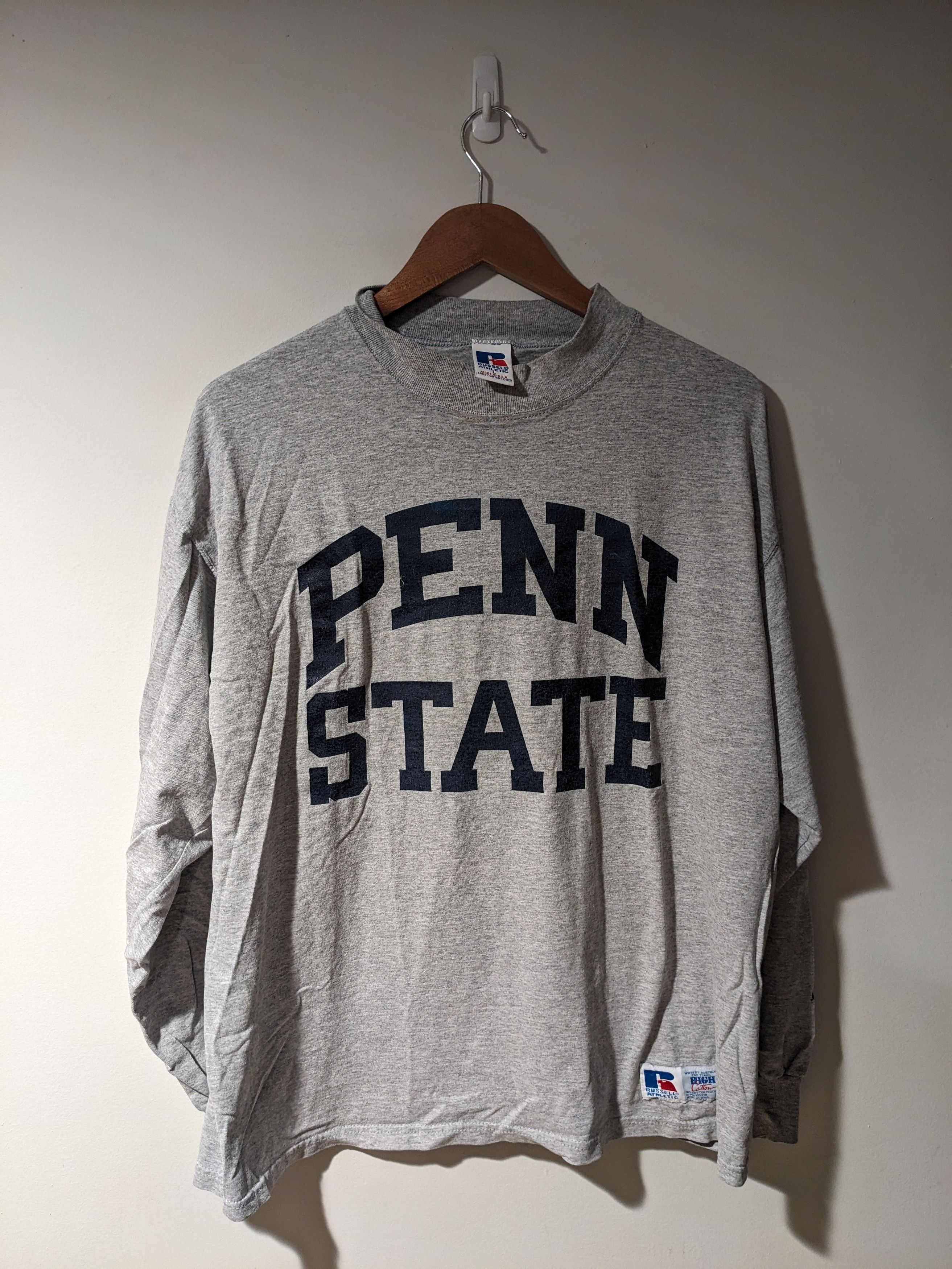Russell Athletic × Vintage Vintage 90s Penn State University Turtle Neck Long-Sleeve Size US L / EU 52-54 / 3 - 1 Thumbnail