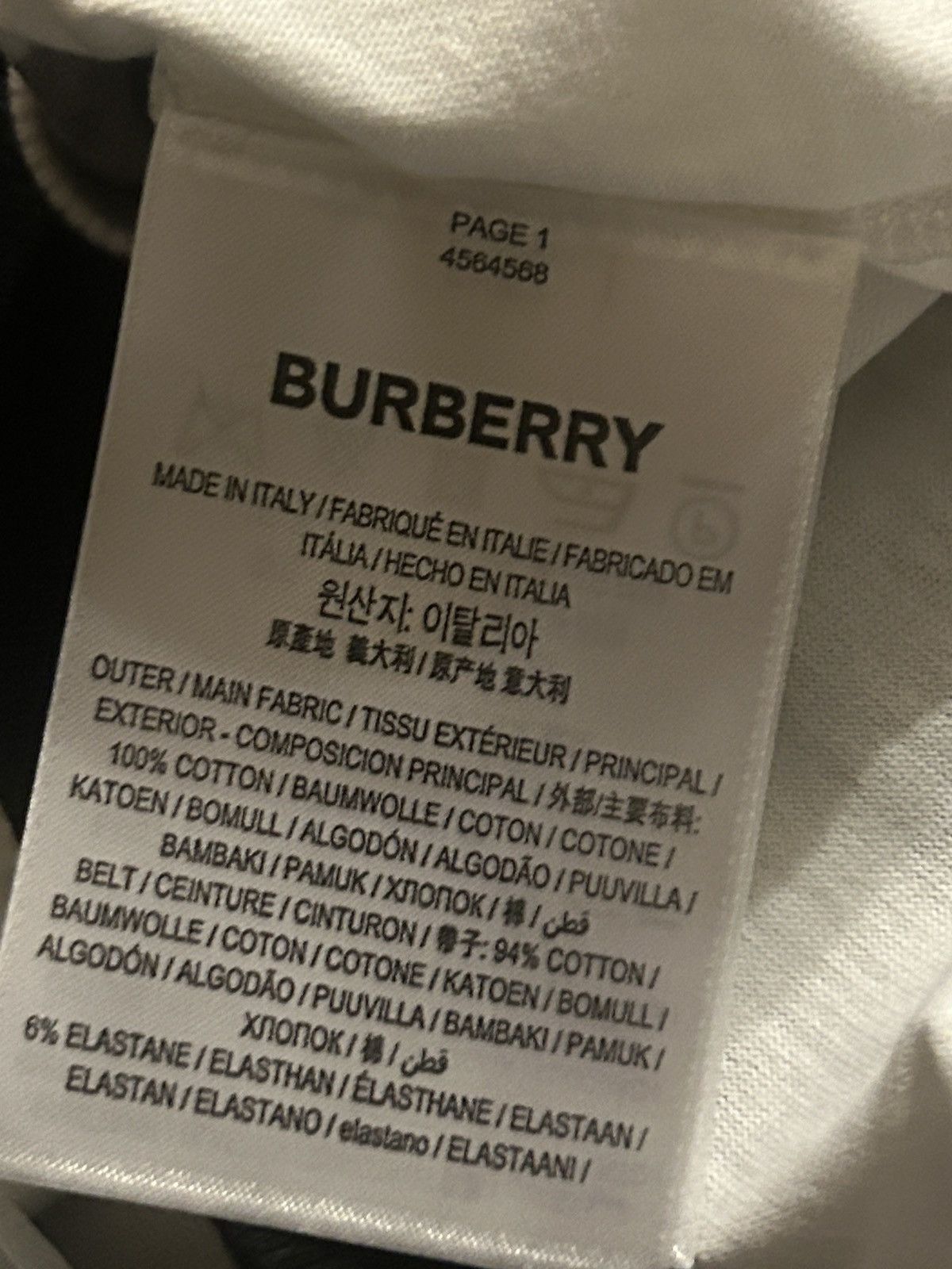 Burberry BURBERRY Cutout striped cotton-jersey skirt Black Size UK 8 Size 27" / US 4 / IT 40 - 4 Thumbnail