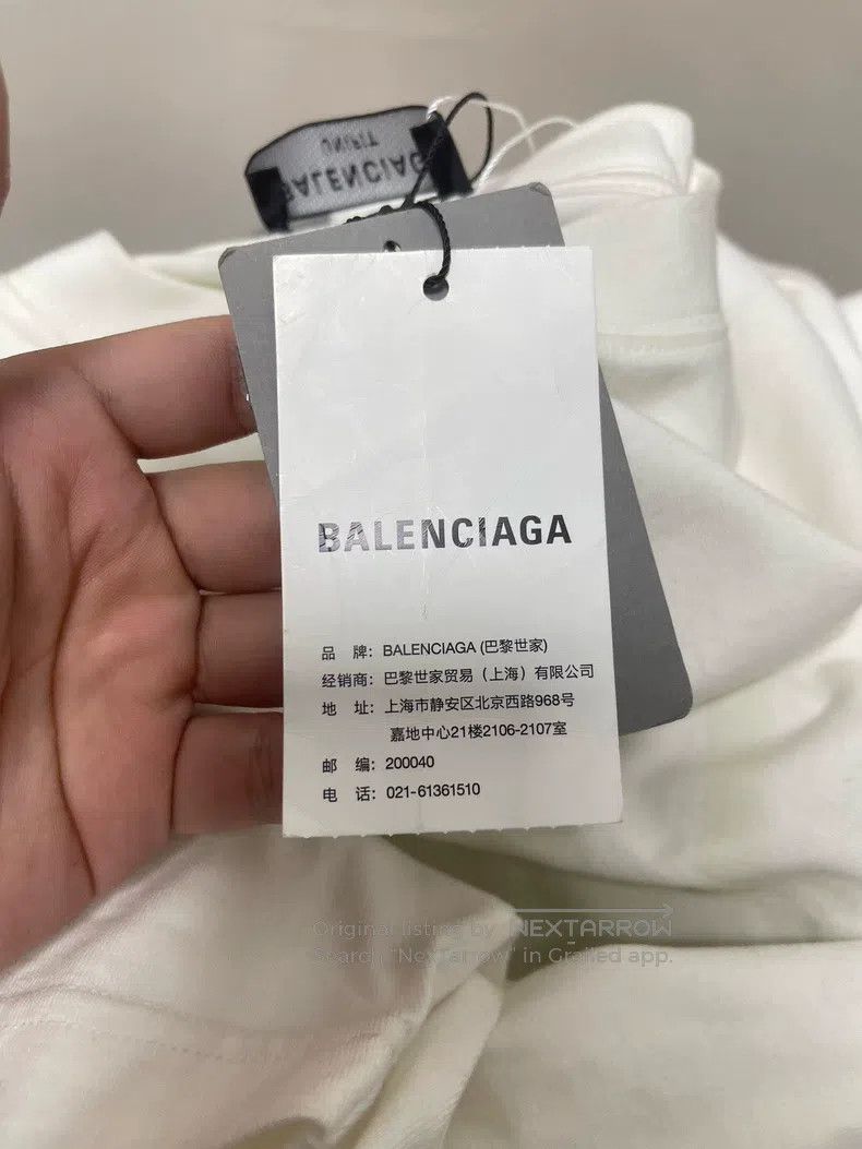 Balenciaga Balenciaga White glow-in-the-dark smiley short-sleeve Size US S / EU 44-46 / 1 - 5 Thumbnail