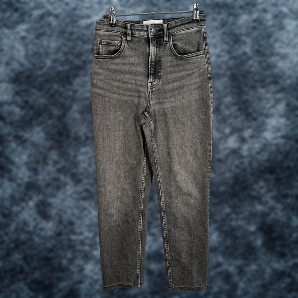 Everlane Everlane Jeans Ankle Gray High Rise Straight Size 25 Denim Womens Size 42" / US 20 - 1 Thumbnail