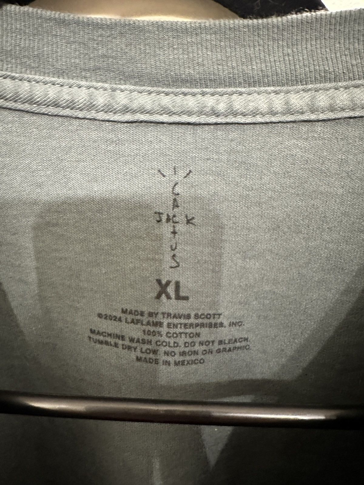 Travis Scott Travis Scott Cactus Vegas Tee Gray Size US XL / EU 56 / 4 - 4 Thumbnail