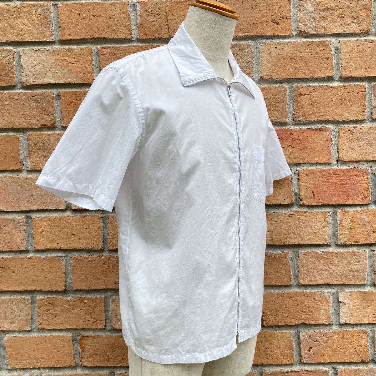 Junya Watanabe JUNYA WATANABE COMNE des GARCONS MAN Zip Pocket White Shirt Size US M / EU 48-50 / 2 - 14 Thumbnail