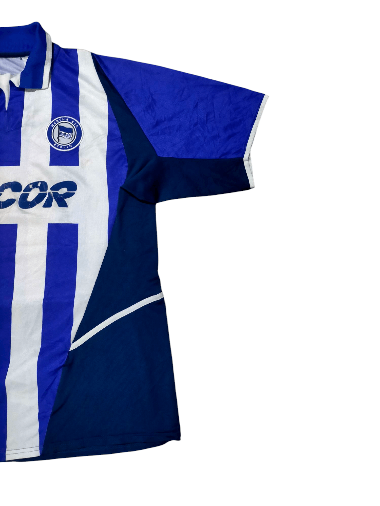 Nike Vtg 2002 Hertha Berlin Home football Shirt Size US L / EU 52-54 / 3 - 4 Thumbnail