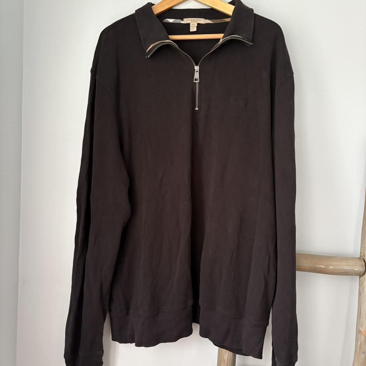 Burberry Burberry Brit mens quarterzip classic plaid detailing Size US XXL / EU 58 / 5 - 2 Thumbnail
