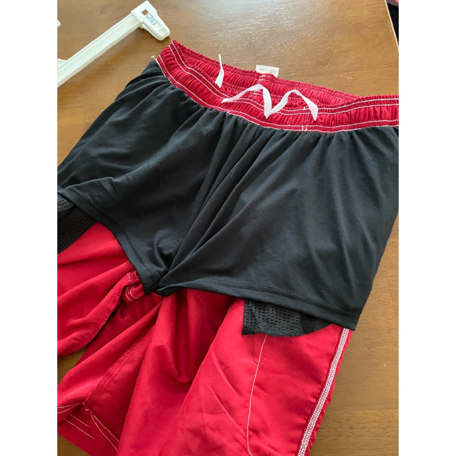 Vintage NEW TYR UPF50 Swim Trunk Red Size Medium Swim Suit Shorts Lined NWT Size US 33 - 5 Thumbnail