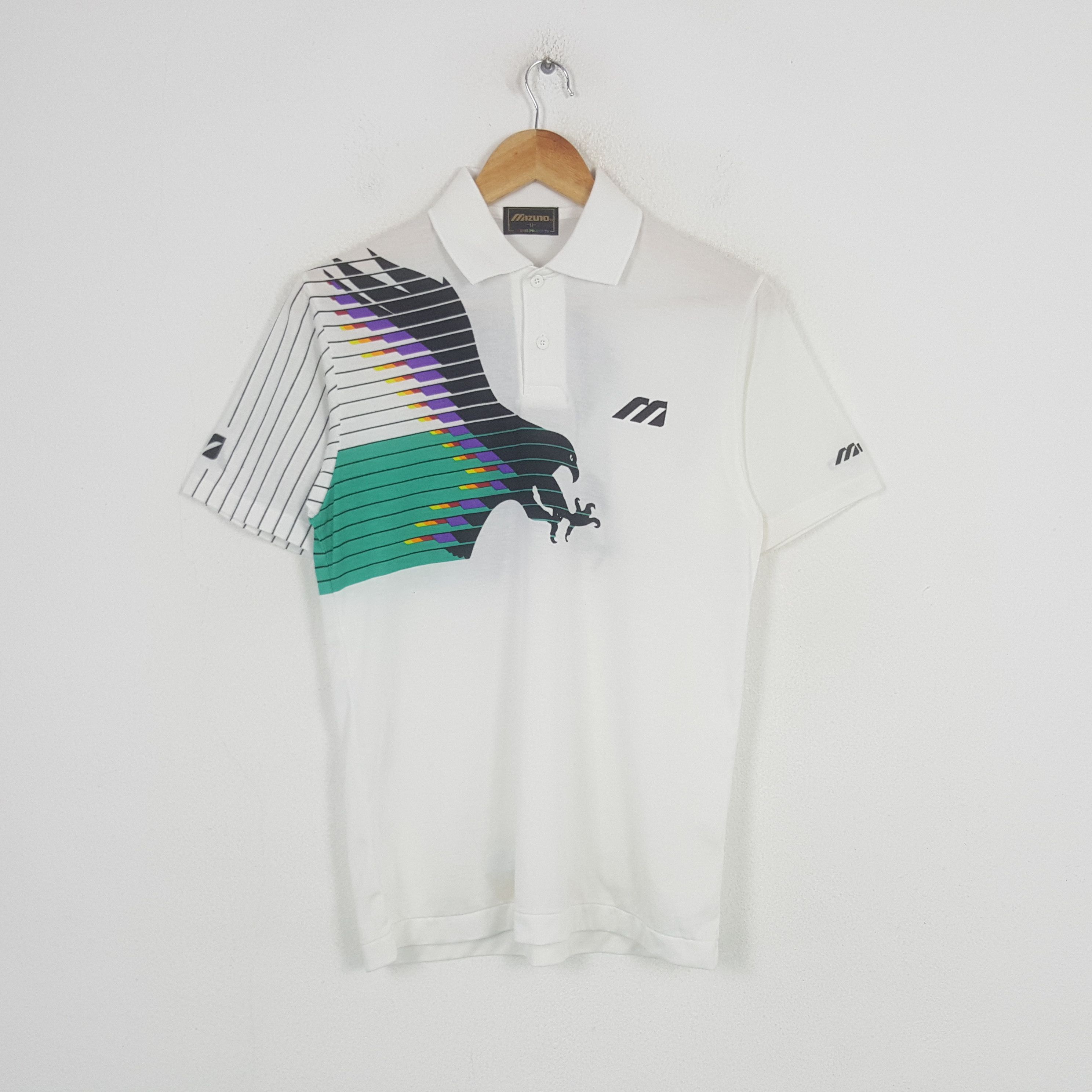 Mizuno Vintage Mizuno Tennis Sports Polo Shirt RR21 Size US S / EU 44-46 / 1 - 1 Thumbnail