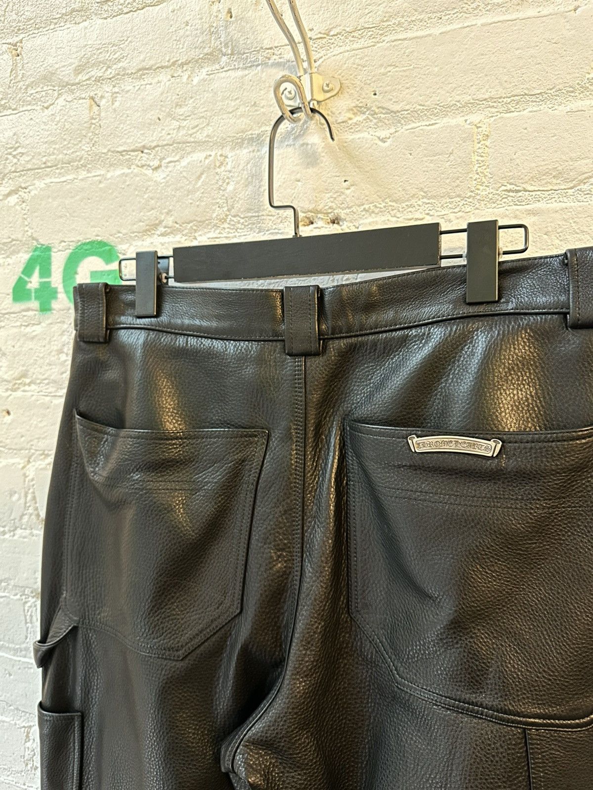 Chrome Hearts CHROME HEARTS FATIGUE LEATHER PANTS Size US 32 / EU 48 - 4 Thumbnail