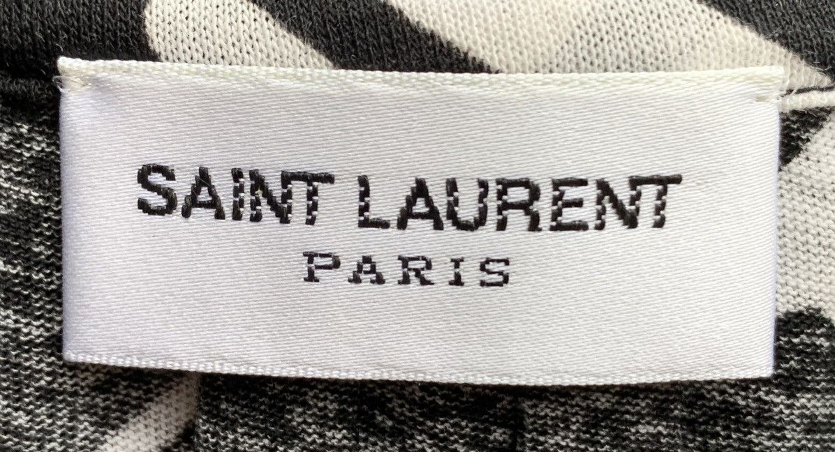 Hedi Slimane × Saint Laurent Paris SAINT LAURENT HEDI SLIMANE MUSIC NOTE BLACK WHITE T-SHIRT Size US S / EU 44-46 / 1 - 5 Thumbnail