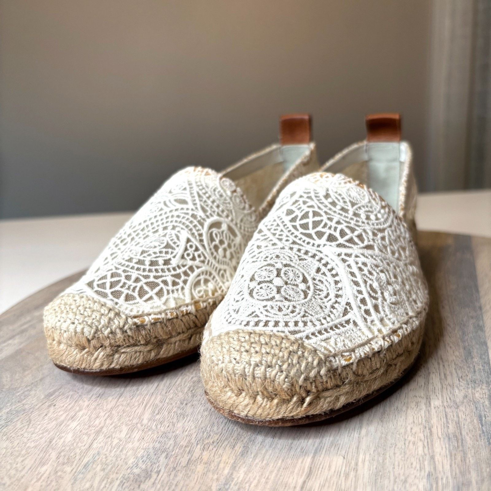 Chloe Chloé Fabri Lace Espadrilles White 38 Women's Shoes NIB Size US 8 / IT 38 - 9 Thumbnail
