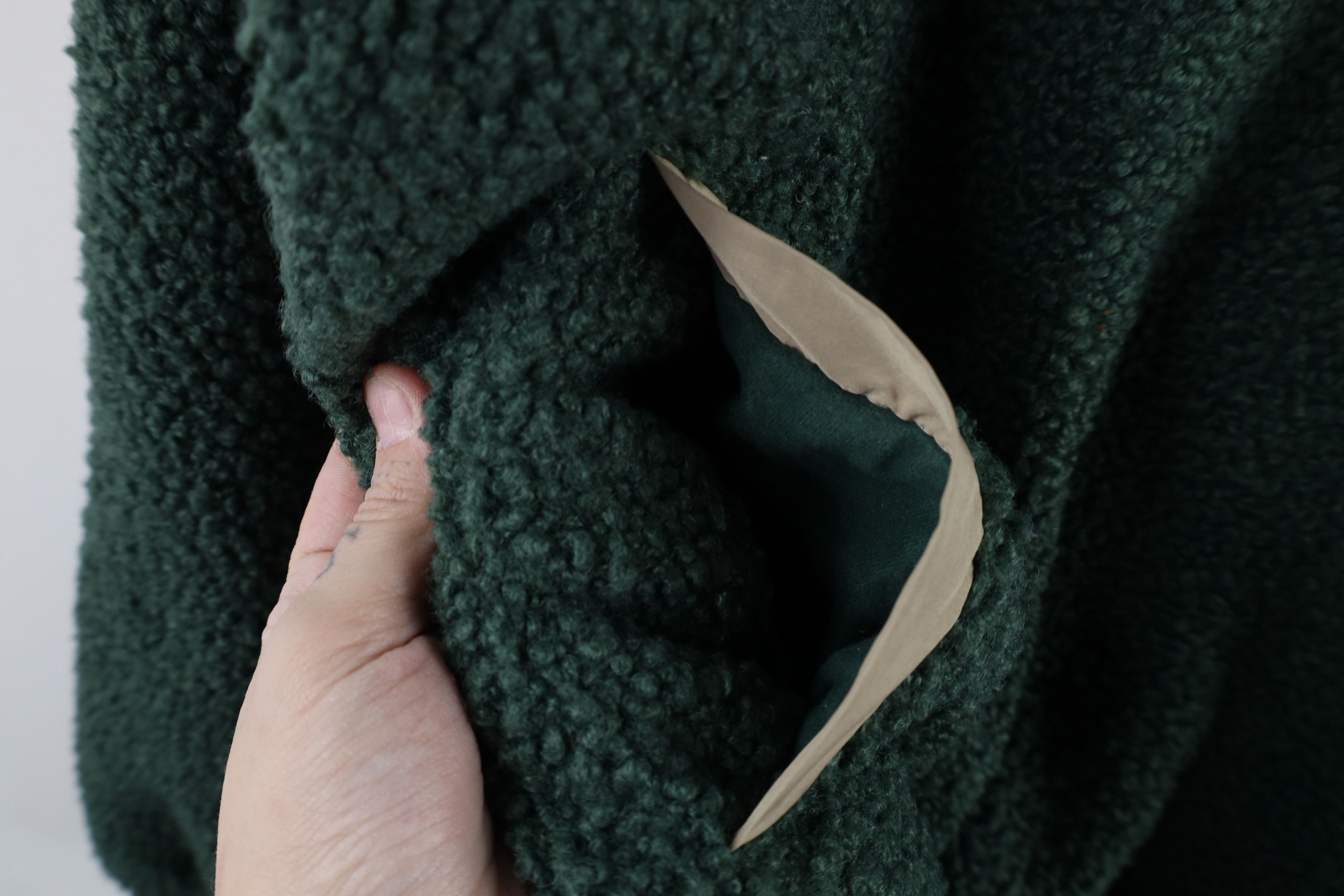 Lands' End × Vintage Vintage Lands End Fleece Elbow Patch Snap Button Sweater Size US M / EU 48-50 / 2 - 7 Thumbnail