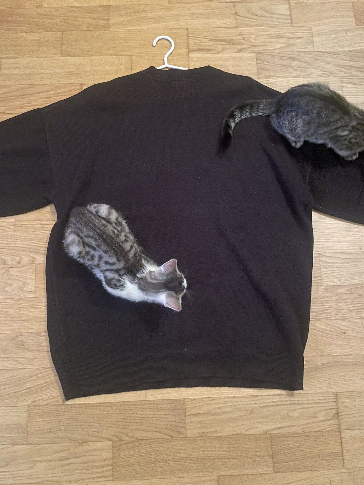 Japanese Brand × Other embroidered anime girl sweater black and white Size US XL / EU 56 / 4 - 2 Thumbnail