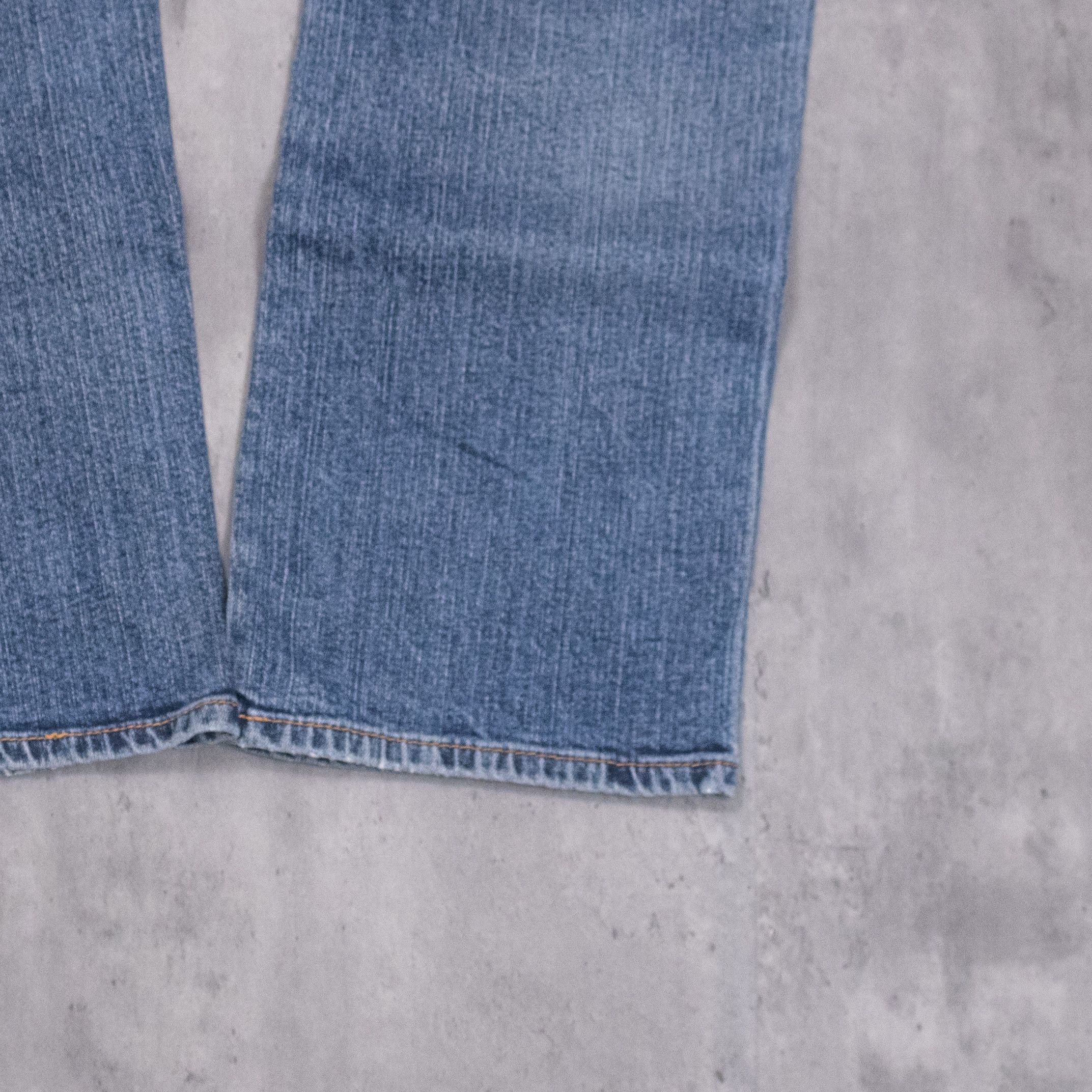 If Six Was Nine Vintage Y2K Arua Bootcut Mid Wash Baggy Denim Jeans Size US 29 - 13 Thumbnail