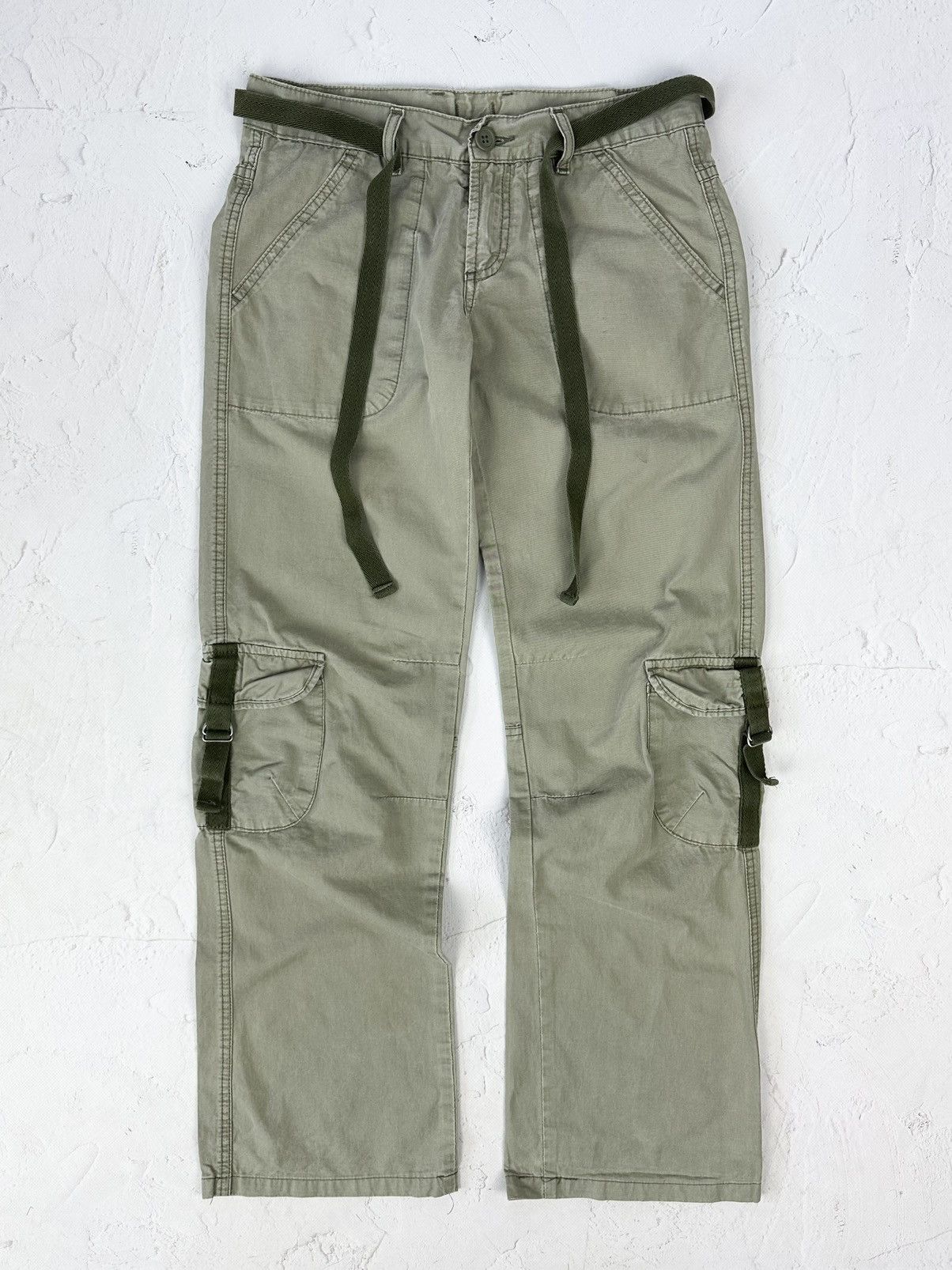 Vintage Vintage Cargo Bondage Pants Size 28" / US 6 / IT 42 - 1 Thumbnail