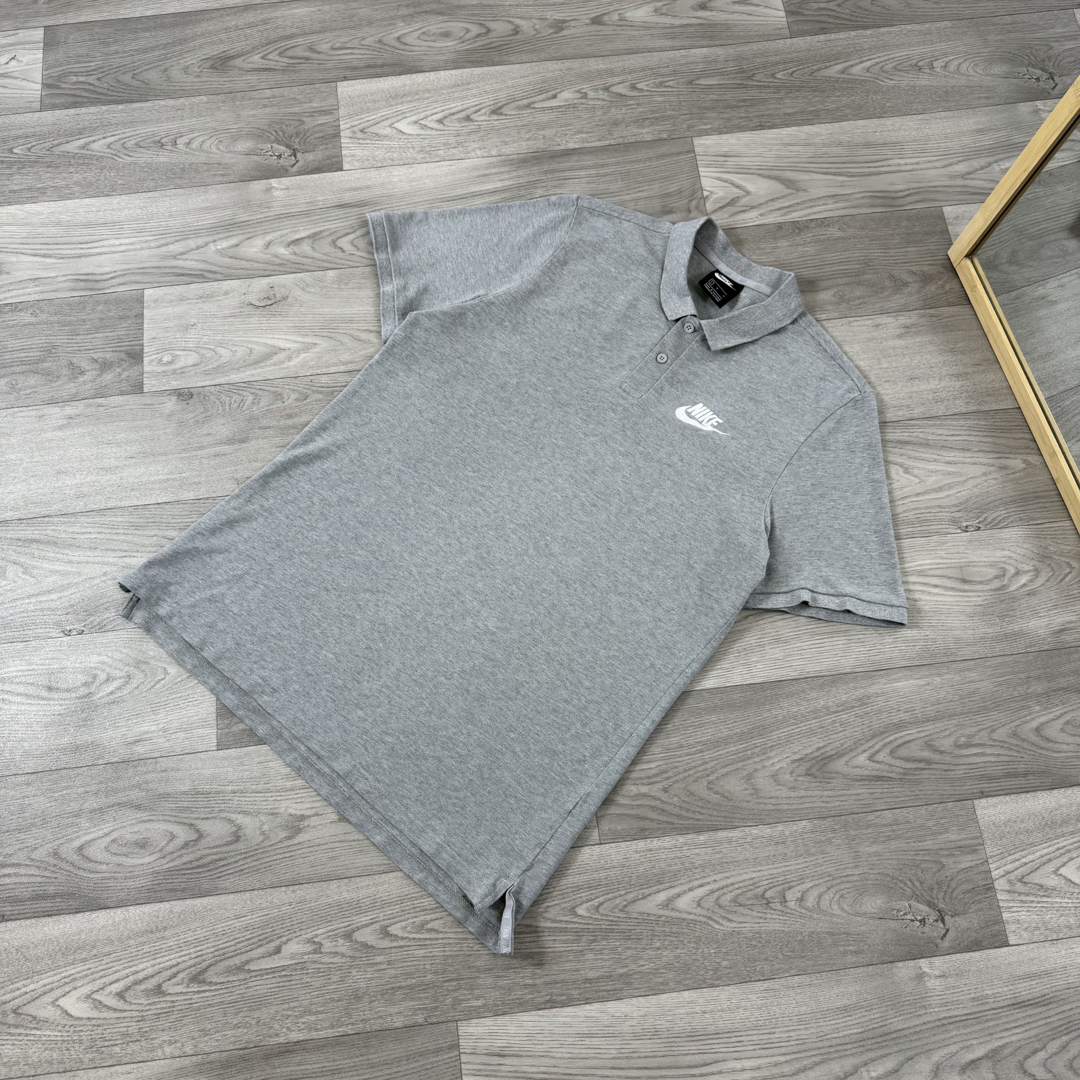 Nike Nike NSW Grey Polo Tee Shirt L Size US L / EU 52-54 / 3 - 4 Thumbnail