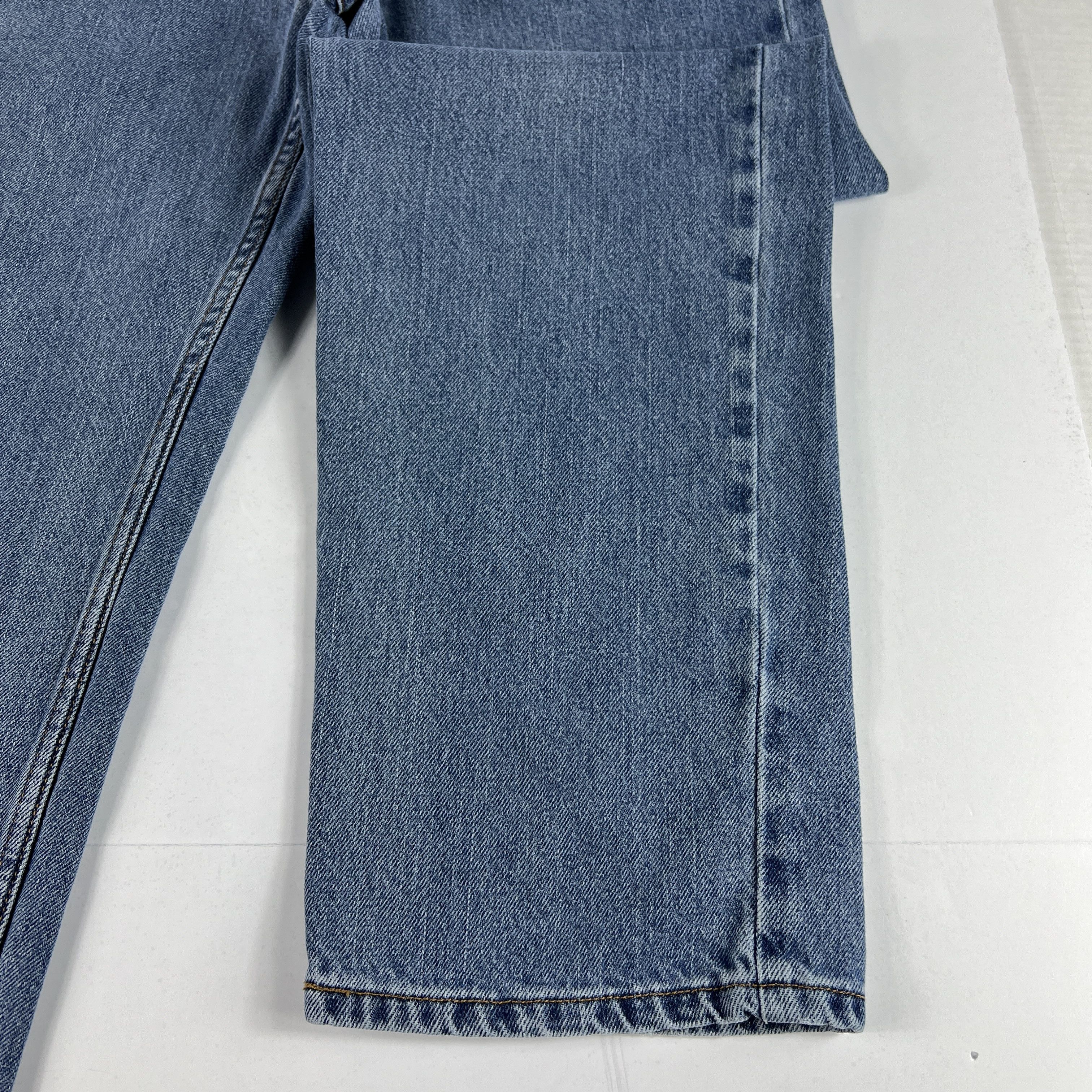 Levi's Y2K Levi's Jean 550 Relaxed Straight Blue Faded Cotton Denim Size US 34 / EU 50 - 5 Thumbnail