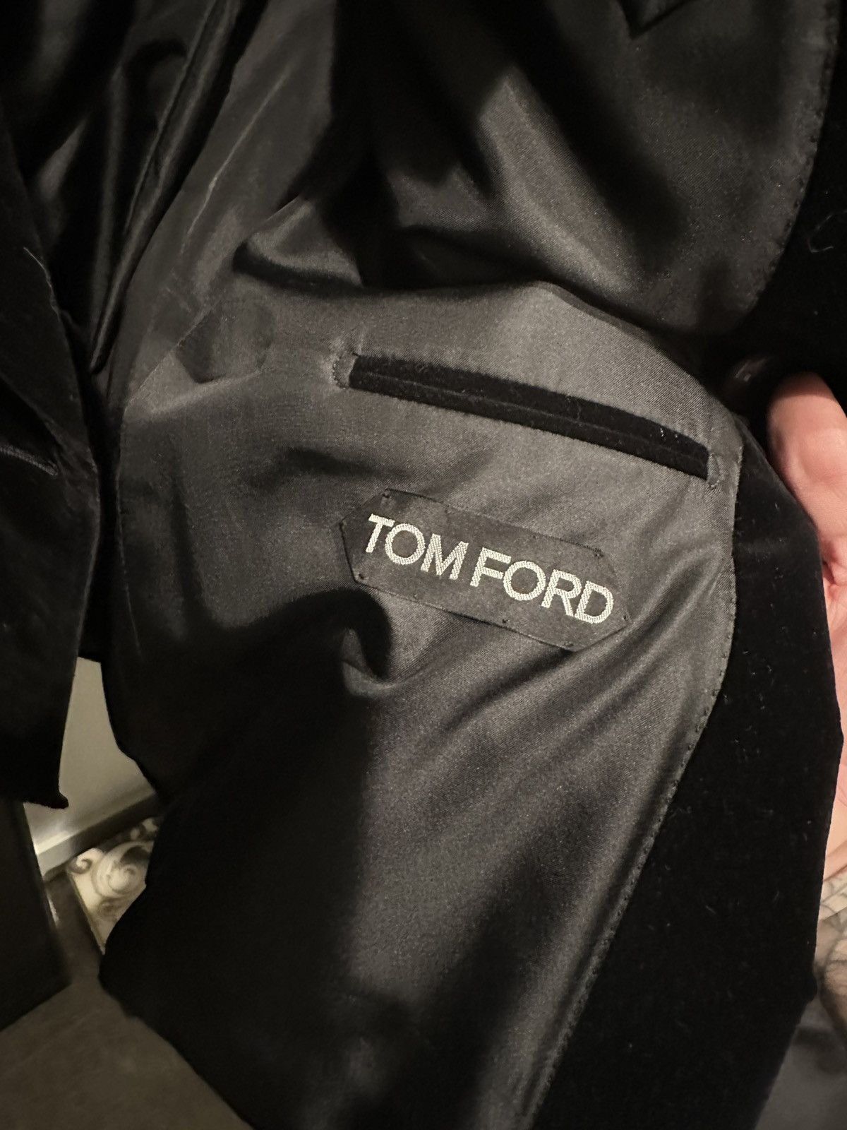 Tom Ford Tom Ford Velvet Black Double Breast Blazer Size 54/42-43reg Size 54R - 5 Thumbnail