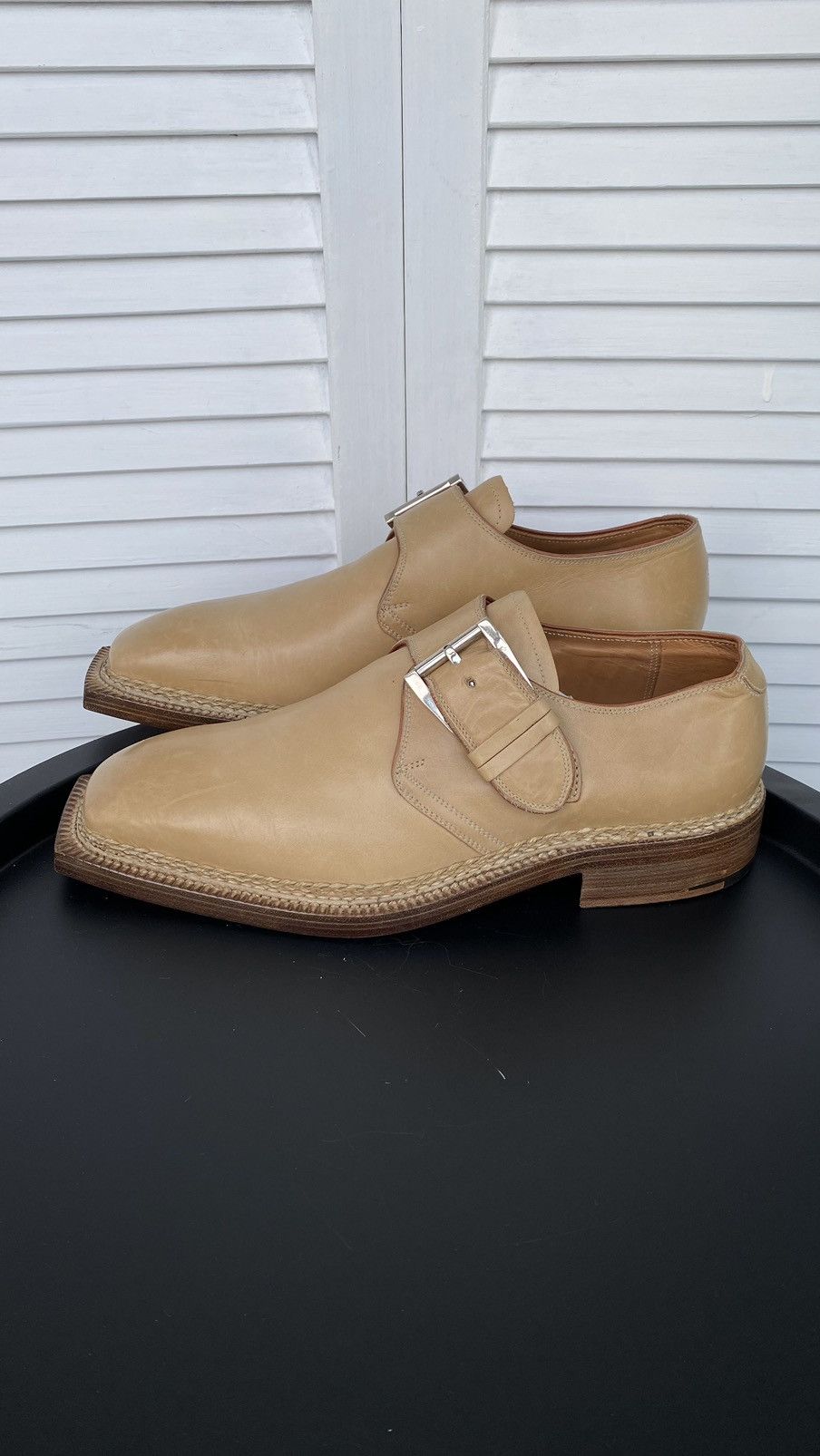Bettanin & Venturi Bettanin & Venturi Monkstrap Leather Shoes Norvegese Welted Size US 10 / EU 43 - 5 Thumbnail