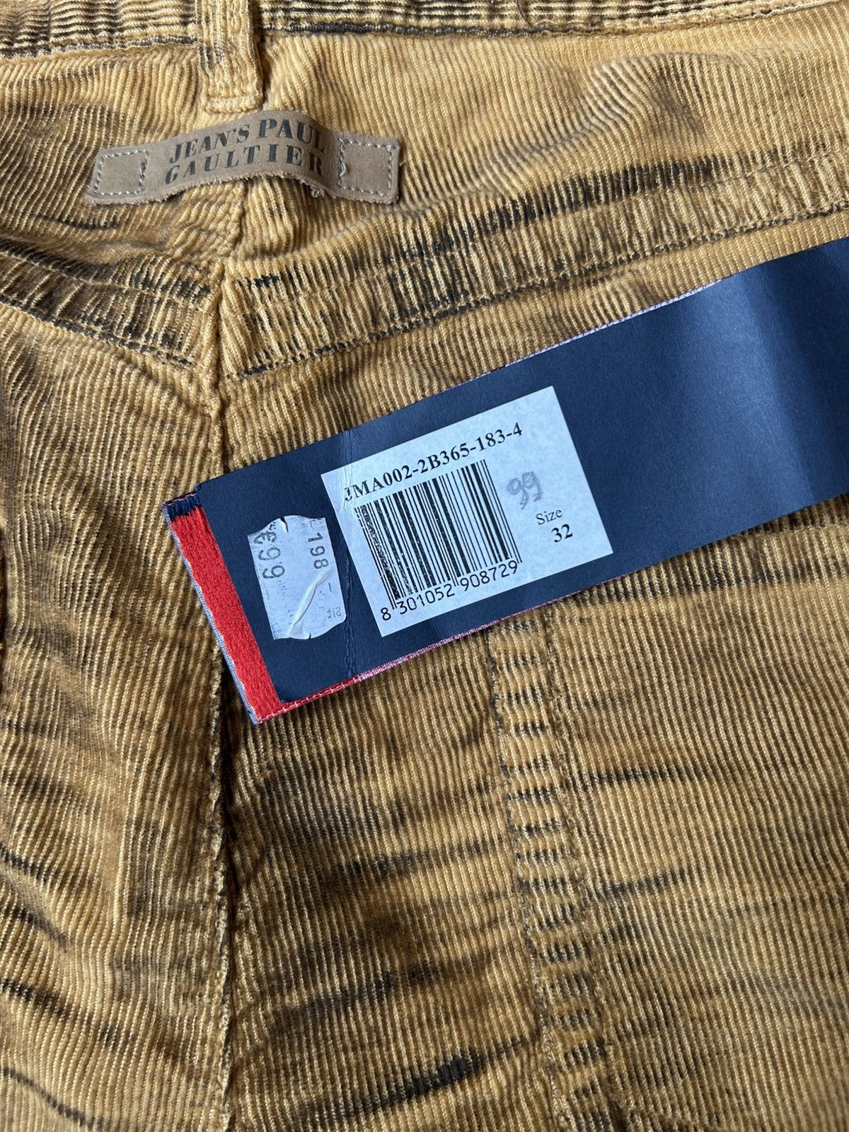 Jean Paul Gaultier × Vintage NWT Jean Paul Gaultier Brown Corduroy Women’s Pants Size 32" / US 10 / IT 46 - 6 Thumbnail