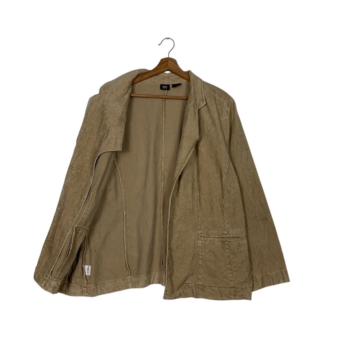 Japanese Brand MASSIMO Woman Corduroy Casual Jacket #2160-C95 Size XL / US 12-14 / IT 48-50 - 9 Thumbnail