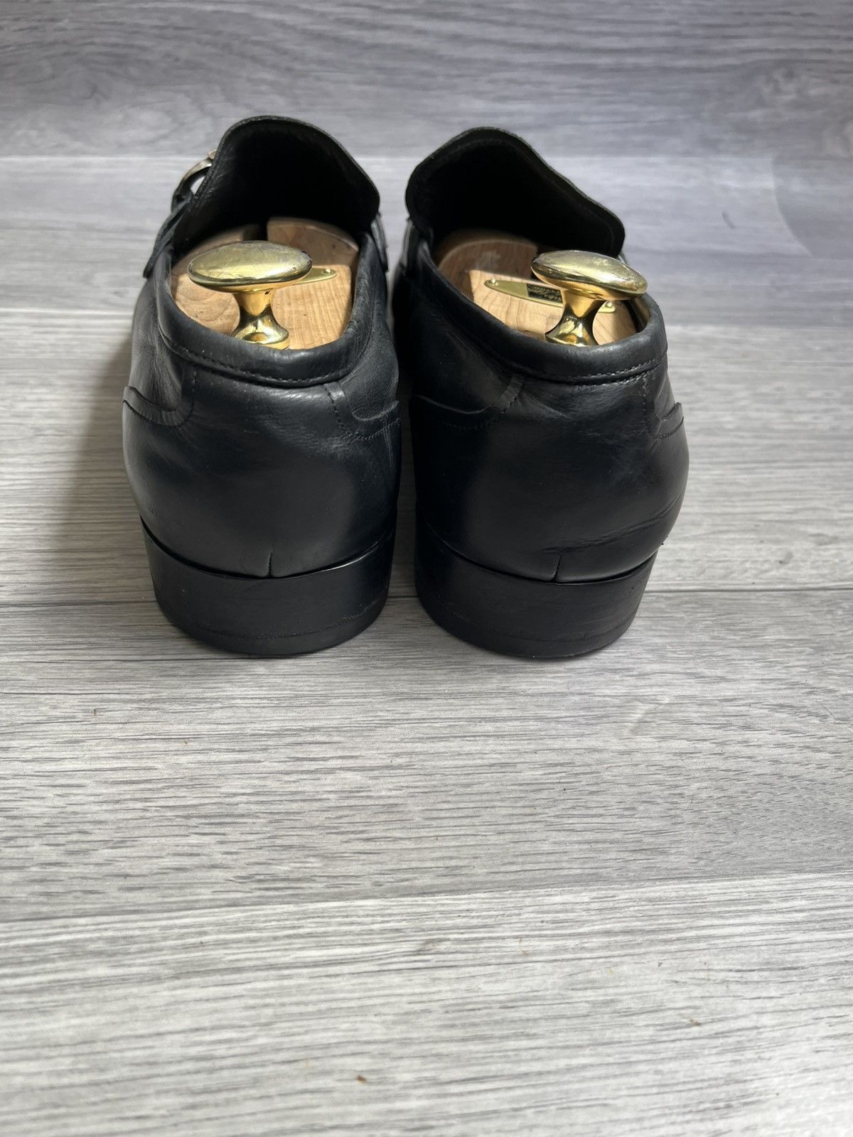Salvatore Ferragamo Salvatore ferragamo horsebit black leather loafers Size US 9 / EU 42 - 6 Thumbnail