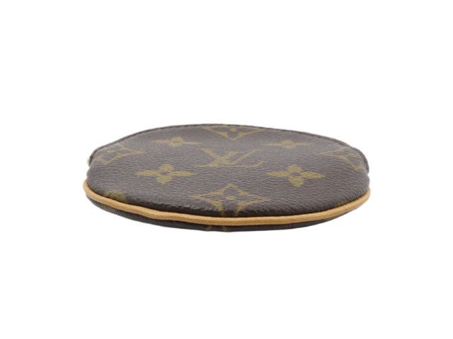 Louis Vuitton Louis Vuitton Monogram Canvas Brown Round Coin Purse Size ONE SIZE - 3 Thumbnail