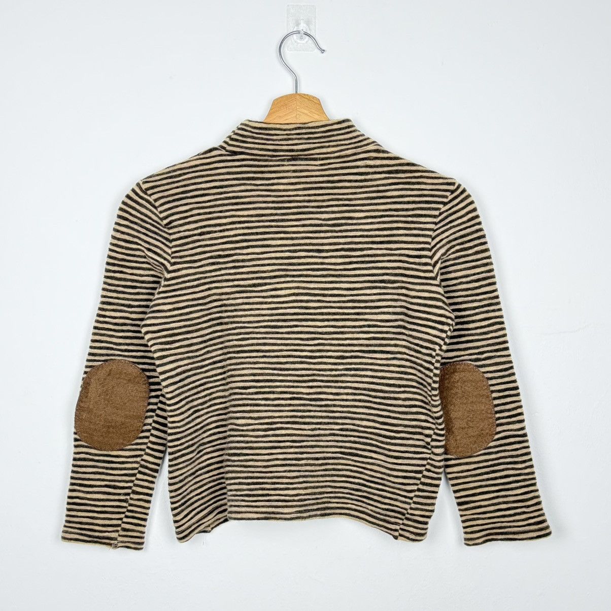 Issey Miyake Plantation Stripe Wool Longsleeve Tee Size S / US 4 / IT 40 - 2 Thumbnail