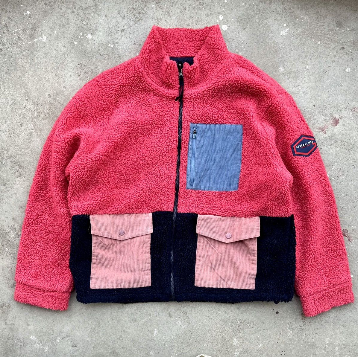 General Idea CRAZY VINTAGE GENERAL IDEA REVERSIBLE SHERPA JACKET Size US L / EU 52-54 / 3 - 1 Thumbnail